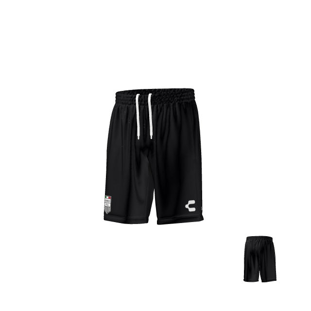 Black Soccer Short Striker for Men Charly